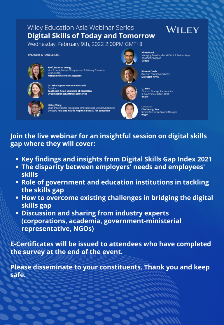 Wiley Webinar: Digital Skills of Today and Tomorrow